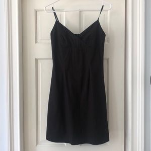Intermix Little Strappy Black Dress